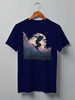 Заказать мужскую футболку в Москве. Футболка классическая Ski Ride от oneredfoxstore@gmail.com - готовые дизайны и нанесение принтов.