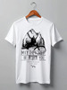 Заказать мужскую футболку в Москве. Футболка классическая Mountain Bike от oneredfoxstore@gmail.com - готовые дизайны и нанесение принтов.