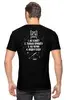 Заказать мужскую футболку в Москве. Футболка классическая Эволюция человека в рыболова – чёрная от Андрей Смирнов - готовые дизайны и нанесение принтов.
