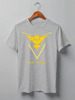 Заказать мужскую футболку в Москве. Футболка классическая Pokemon GO Team Instinct от cherdantcev - готовые дизайны и нанесение принтов.