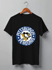 Заказать мужскую футболку в Москве. Футболка классическая Pittsburgh Penguins от Евгения Железкина - готовые дизайны и нанесение принтов.