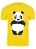 Заказать мужскую футболку в Москве. Футболка классическая Панда от Yaroslava - готовые дизайны и нанесение принтов.