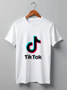 Заказать мужскую футболку в Москве. Футболка классическая TikTok  от DESIGNER   - готовые дизайны и нанесение принтов.