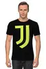 Заказать мужскую футболку в Москве. Футболка классическая Juventus | 3D Logo Yellow (2021) от 0x000000123 - готовые дизайны и нанесение принтов.