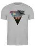 Заказать мужскую футболку в Москве. Футболка классическая Owl Space от oneredfoxstore@gmail.com - готовые дизайны и нанесение принтов.