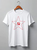 Заказать мужскую футболку в Москве. Футболка классическая Communism will win от Анастасия Шатова - готовые дизайны и нанесение принтов.