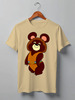 Заказать мужскую футболку в Москве. Футболка классическая Olympic Bear Misha 1980 от balden - готовые дизайны и нанесение принтов.