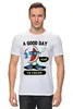 Заказать мужскую футболку в Москве. Футболка классическая Арбуз в очках от hideo_kojima - готовые дизайны и нанесение принтов.