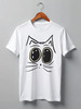 Заказать мужскую футболку в Москве. Футболка классическая Cats Here от oneredfoxstore@gmail.com - готовые дизайны и нанесение принтов.