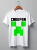Заказать мужскую футболку в Москве. Футболка классическая MINECRAFT CREEPER от weeert - готовые дизайны и нанесение принтов.