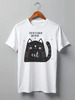 Заказать мужскую футболку в Москве. Футболка классическая Cats Here от oneredfoxstore@gmail.com - готовые дизайны и нанесение принтов.