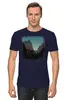 Заказать мужскую футболку в Москве. Футболка классическая Mountain Bike от oneredfoxstore@gmail.com - готовые дизайны и нанесение принтов.