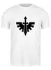 Заказать мужскую футболку в Москве. Футболка классическая Тёмный ангел от Виктор Гришин - готовые дизайны и нанесение принтов.
