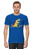 Заказать мужскую футболку в Москве. Футболка классическая Динозавр от printik - готовые дизайны и нанесение принтов.