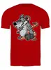 Заказать мужскую футболку в Москве. Футболка классическая Year of the Rat от balden - готовые дизайны и нанесение принтов.