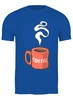 Заказать мужскую футболку в Москве. Футболка классическая Coffee от skynatural - готовые дизайны и нанесение принтов.