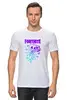 Заказать мужскую футболку в Москве. Футболка классическая MARSHMELLO FORTNITE от geekbox - готовые дизайны и нанесение принтов.