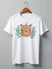 Заказать мужскую футболку в Москве. Футболка классическая Bear Here от oneredfoxstore@gmail.com - готовые дизайны и нанесение принтов.