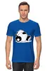 Заказать мужскую футболку в Москве. Футболка классическая Панда от Zamula - готовые дизайны и нанесение принтов.