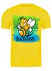 Заказать мужскую футболку в Москве. Футболка классическая Злая утка от T-shirt print  - готовые дизайны и нанесение принтов.