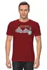 Заказать мужскую футболку в Москве. Футболка классическая Mountains от oneredfoxstore@gmail.com - готовые дизайны и нанесение принтов.