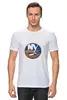 Заказать мужскую футболку в Москве. Футболка классическая New York Islanders от BURNSHIRTS - готовые дизайны и нанесение принтов.