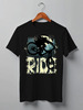 Заказать мужскую футболку в Москве. Футболка классическая Mountain Bike от oneredfoxstore@gmail.com - готовые дизайны и нанесение принтов.