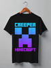 Заказать мужскую футболку в Москве. Футболка классическая MINECRAFT CREEPER от weeert - готовые дизайны и нанесение принтов.