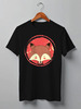 Заказать мужскую футболку в Москве. Футболка классическая Fox Here от oneredfoxstore@gmail.com - готовые дизайны и нанесение принтов.