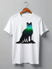 Заказать мужскую футболку в Москве. Футболка классическая Fox Here от oneredfoxstore@gmail.com - готовые дизайны и нанесение принтов.