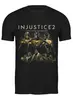 Заказать мужскую футболку в Москве. Футболка классическая INJUSTICE от robus - готовые дизайны и нанесение принтов.