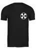 Заказать мужскую футболку в Москве. Футболка классическая Лого «Квадрифойл» малое от Rain - готовые дизайны и нанесение принтов.