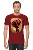 Заказать мужскую футболку в Москве. Футболка классическая Sun Ride от oneredfoxstore@gmail.com - готовые дизайны и нанесение принтов.