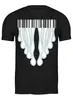 Заказать мужскую футболку в Москве. Футболка классическая Штрих-код с каплями от malakhatkin03@bk.ru - готовые дизайны и нанесение принтов.