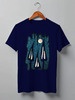 Заказать мужскую футболку в Москве. Футболка классическая Mushrooms Night от oneredfoxstore@gmail.com - готовые дизайны и нанесение принтов.