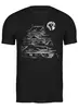 Заказать мужскую футболку в Москве. Футболка классическая Moon Rider от oneredfoxstore@gmail.com - готовые дизайны и нанесение принтов.