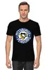 Заказать мужскую футболку в Москве. Футболка классическая Pittsburgh Penguins от Евгения Железкина - готовые дизайны и нанесение принтов.