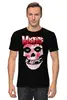 Заказать мужскую футболку в Москве. Футболка классическая Misfits от Николай  Вахлаков  - готовые дизайны и нанесение принтов.
