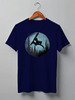Заказать мужскую футболку в Москве. Футболка классическая Moon Rider от oneredfoxstore@gmail.com - готовые дизайны и нанесение принтов.