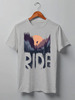 Заказать мужскую футболку в Москве. Футболка классическая Ski Ride от oneredfoxstore@gmail.com - готовые дизайны и нанесение принтов.