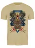 Заказать мужскую футболку в Москве. Футболка классическая Психоделика от T-shirt print  - готовые дизайны и нанесение принтов.