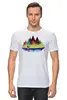 Заказать мужскую футболку в Москве. Футболка классическая Mountain Bike от oneredfoxstore@gmail.com - готовые дизайны и нанесение принтов.