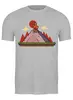 Заказать мужскую футболку в Москве. Футболка классическая Mountains от oneredfoxstore@gmail.com - готовые дизайны и нанесение принтов.