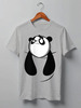 Заказать мужскую футболку в Москве. Футболка классическая Панда (Panda) от coolmag - готовые дизайны и нанесение принтов.