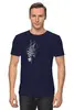 Заказать мужскую футболку в Москве. Футболка классическая Fern Geometry от oneredfoxstore@gmail.com - готовые дизайны и нанесение принтов.