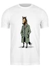 Заказать мужскую футболку в Москве. Футболка классическая Конь в пальто от pteropus@mail.ru - готовые дизайны и нанесение принтов.