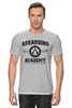 Заказать мужскую футболку в Москве. Футболка классическая Assassins Academy. Assassin's Creed от geekbox - готовые дизайны и нанесение принтов.