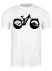 Заказать мужскую футболку в Москве. Футболка классическая Mountain Bike от oneredfoxstore@gmail.com - готовые дизайны и нанесение принтов.