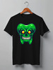 Заказать мужскую футболку в Москве. Футболка классическая Green Skull от skynatural - готовые дизайны и нанесение принтов.