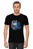 Заказать мужскую футболку в Москве. Футболка классическая Одинокий волк  от Zorgo-Art  - готовые дизайны и нанесение принтов.